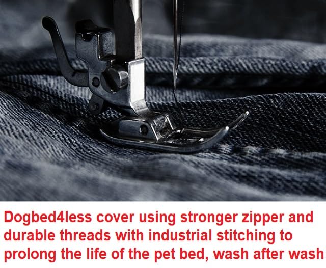 Dogbed4less funda de cama hazlo tú mismo: personaliza relleno y comodidad.