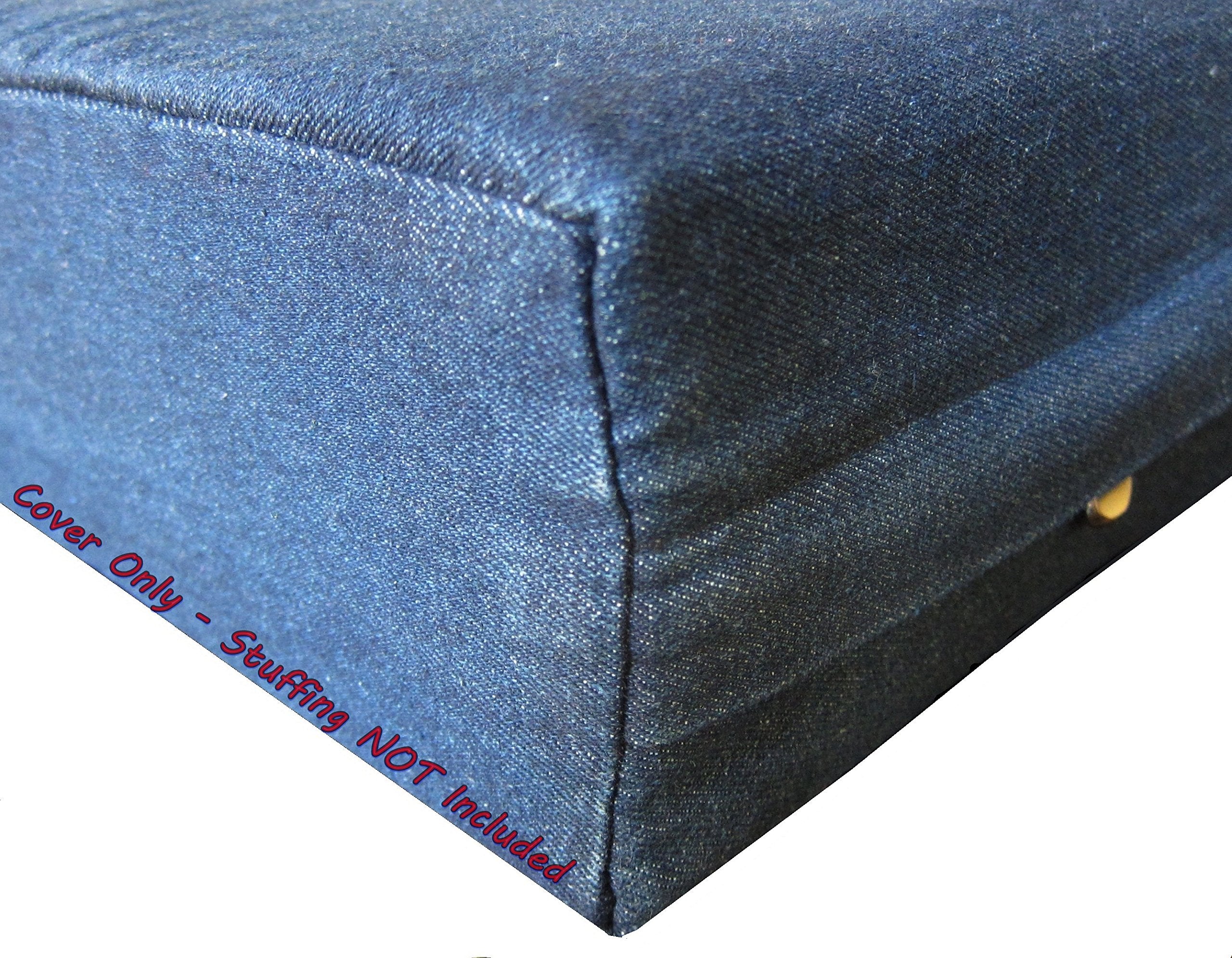 Dogbed4less funda exterior denim azul, fácil de limpiar y mantener.
