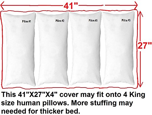 Dogbed4less tamaño 41x27x4 para camas grandes.