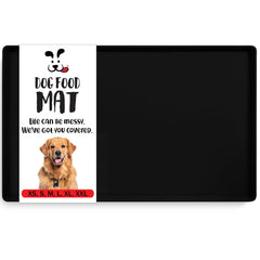 DogBuddy Alfombrilla impermeable para cuencos, evita derrames en el suelo.