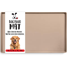 DogBuddy: Almohadilla impermeable para comida y agua de perros protege el suelo.