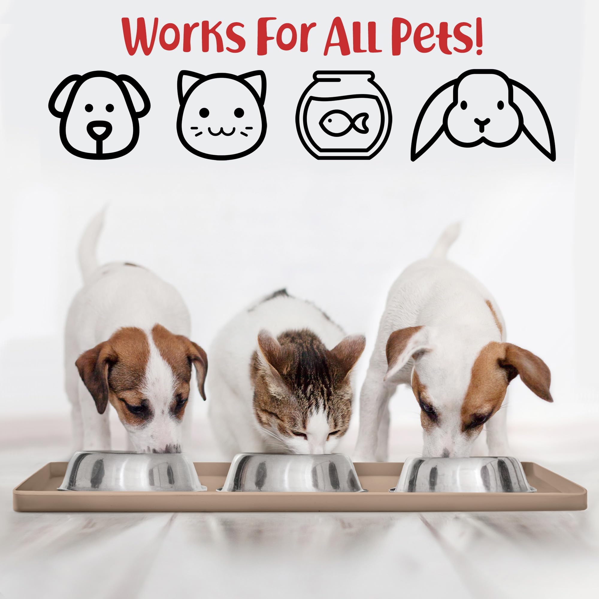 DogBuddy: Almohadilla de silicona sin BPA, segura y fácil de limpiar.