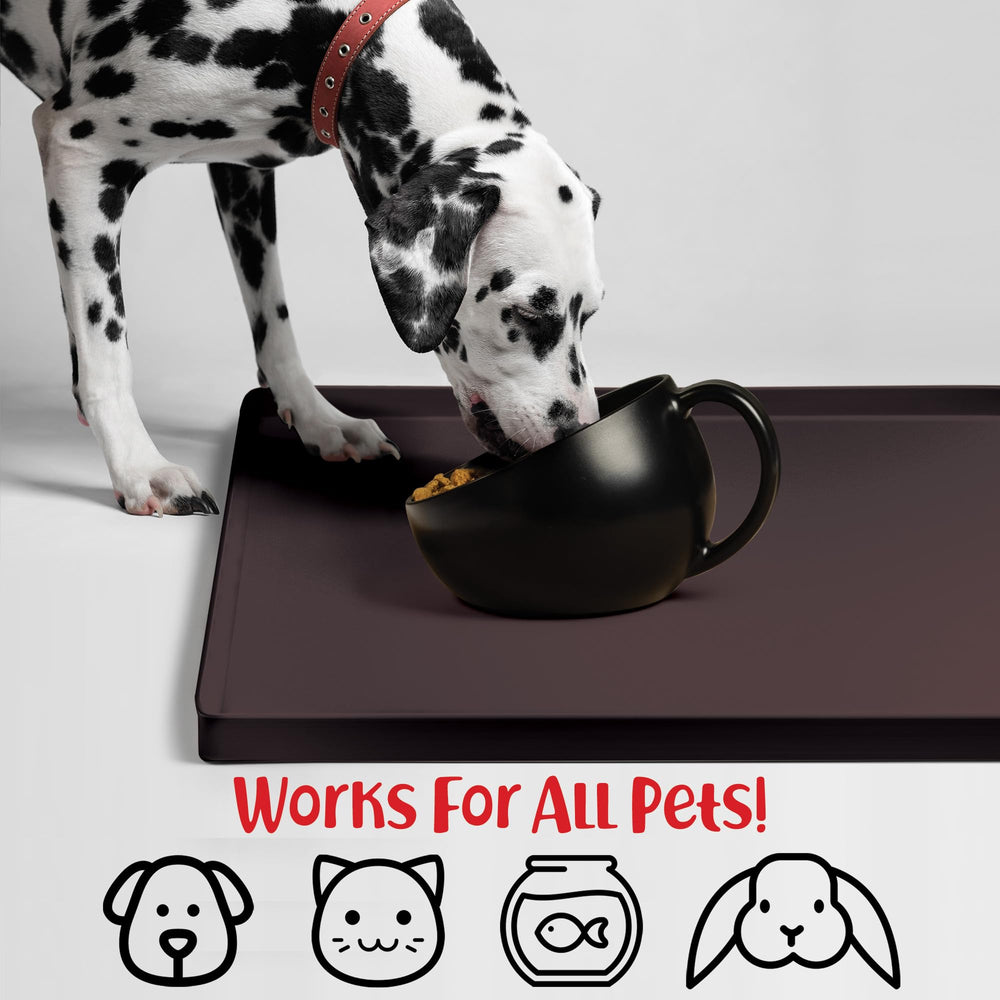 DogBuddy base antideslizante mantiene los cuencos en su sitio.