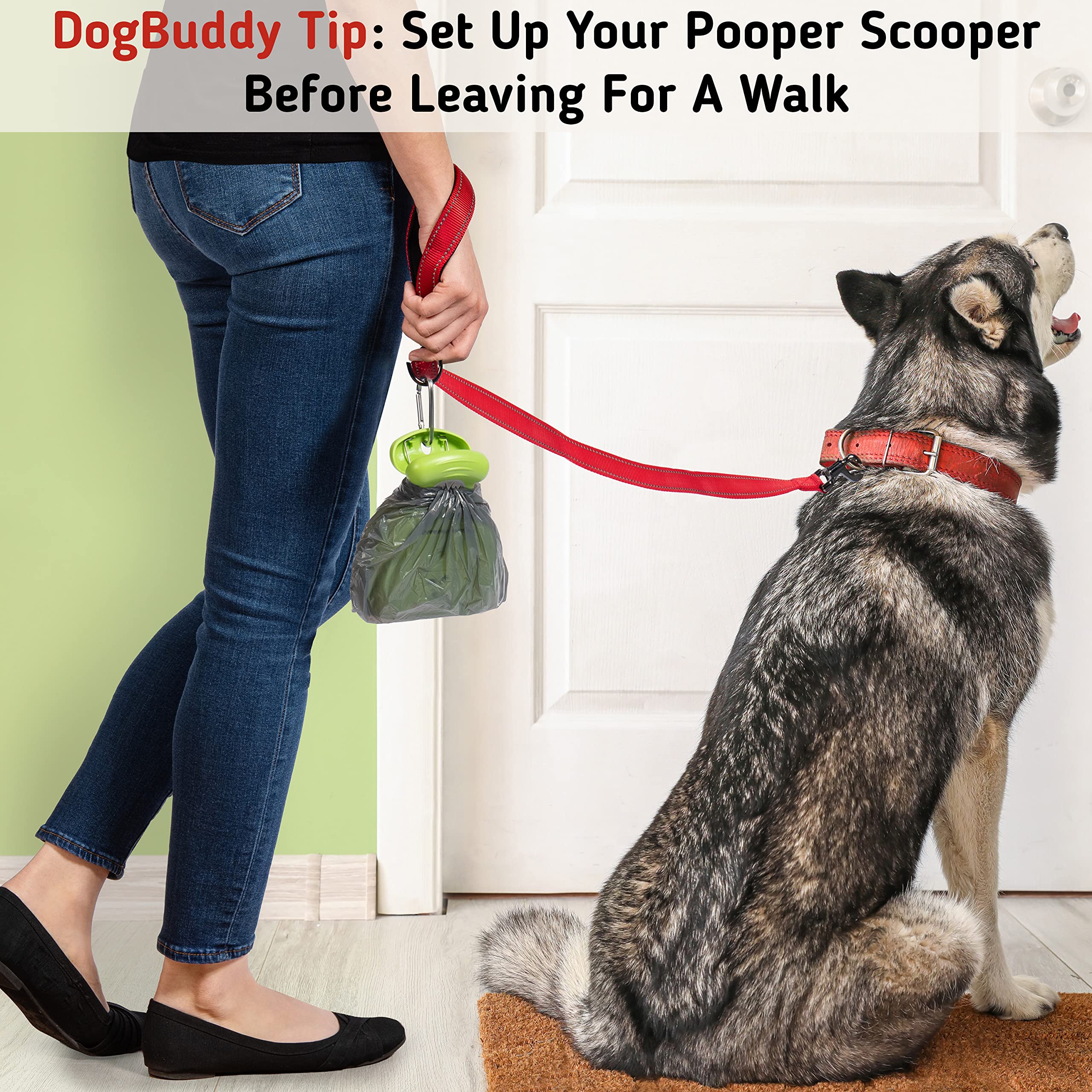 DogBuddy conception robuste rose, matériau durable pour un usage quotidien.