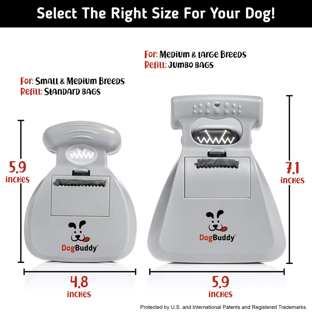 DogBuddy dos tamaños para perros pequeños y grandes