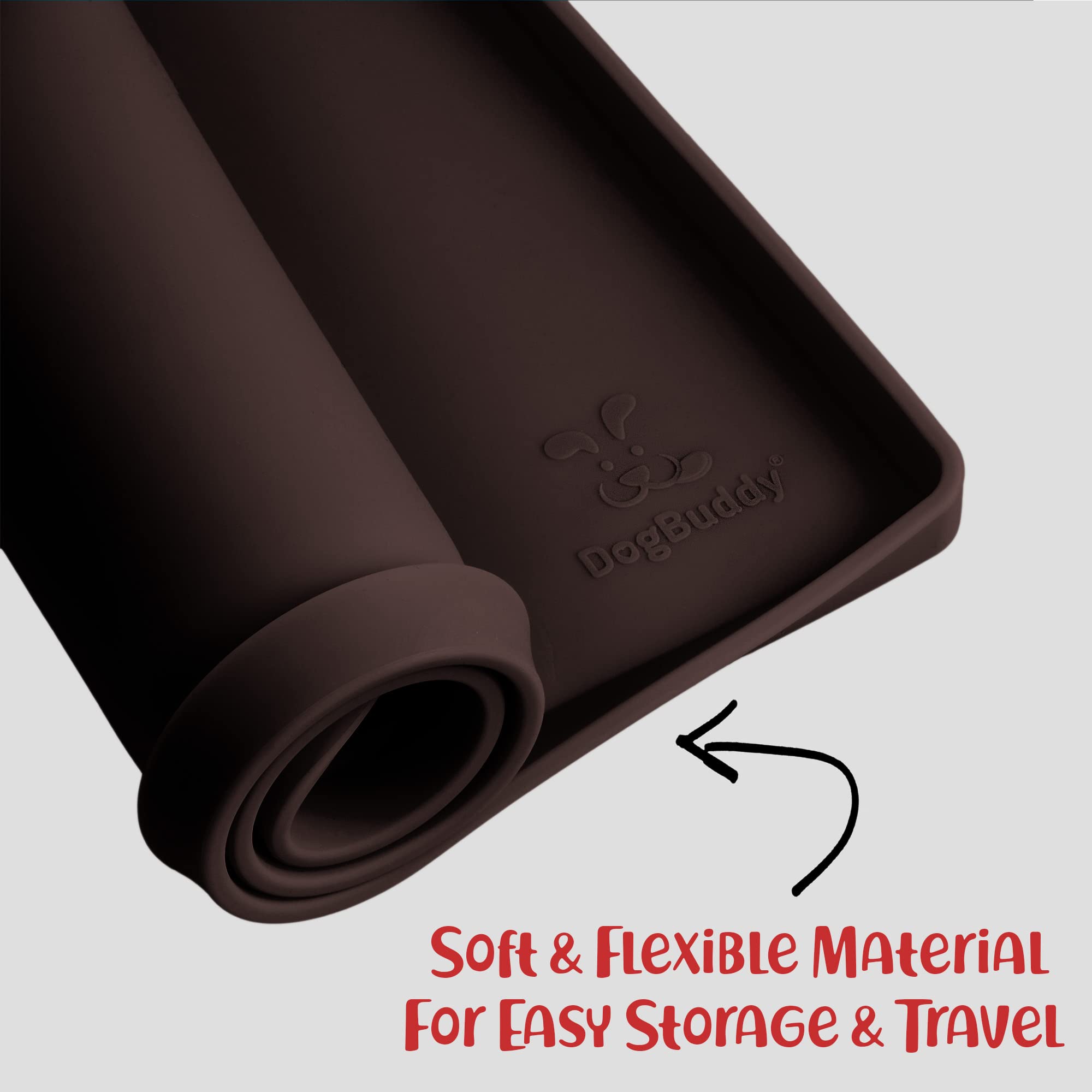 DogBuddy mat rodable para almacenamiento sencillo