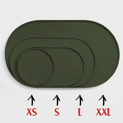 DogBuddy Tapis Anti-Glissant Étanche empêche les bols de glisser pendant les repas.