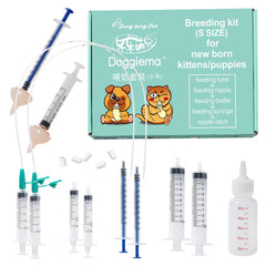 Doggiema kit cría: tetinas talla S suaves para gatitos y cachorros