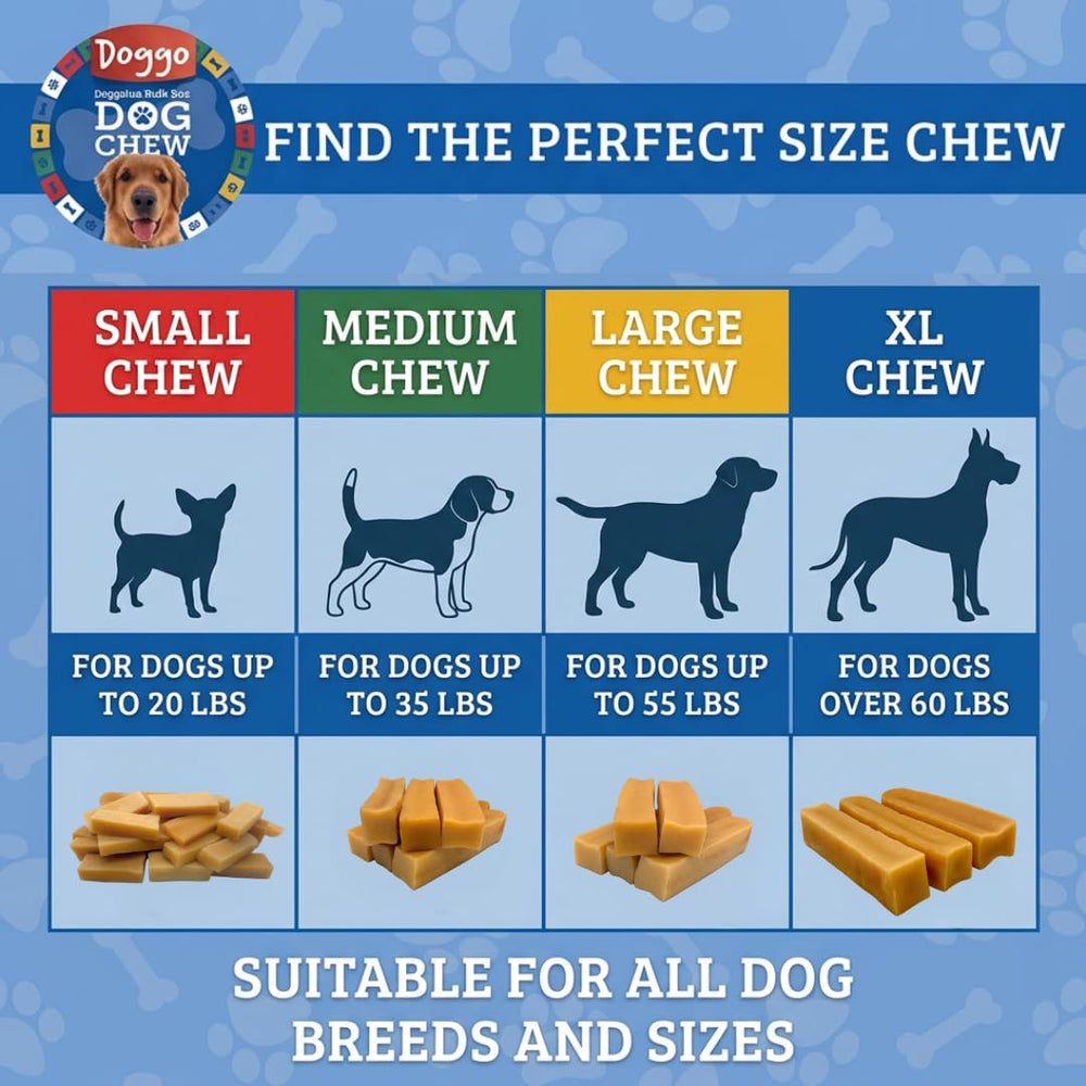 Doggo Dog Chew para uso interior sin olores fuertes