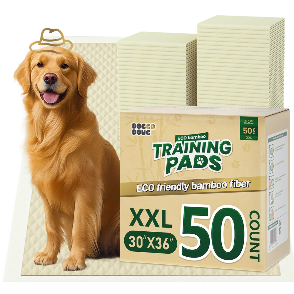 DOGGO DOUG almohadillas de entrenamiento para perros, bambú y tamaño 30x36.