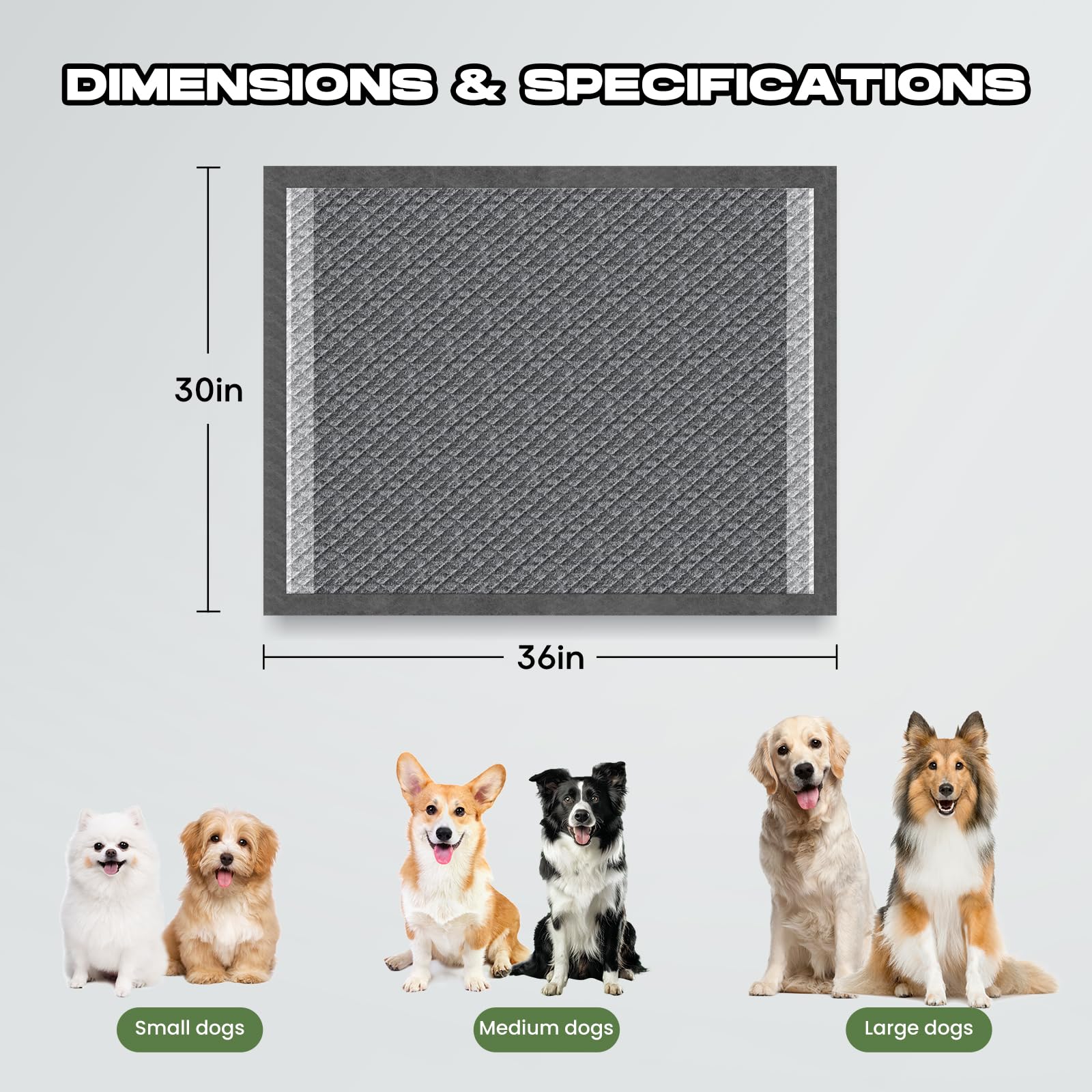 DOGGO DOUG carbón activado ayuda a controlar olores naturalmente.