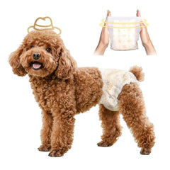 Doggo Doug pañales para perra femenina con ajuste 360° para mayor seguridad.