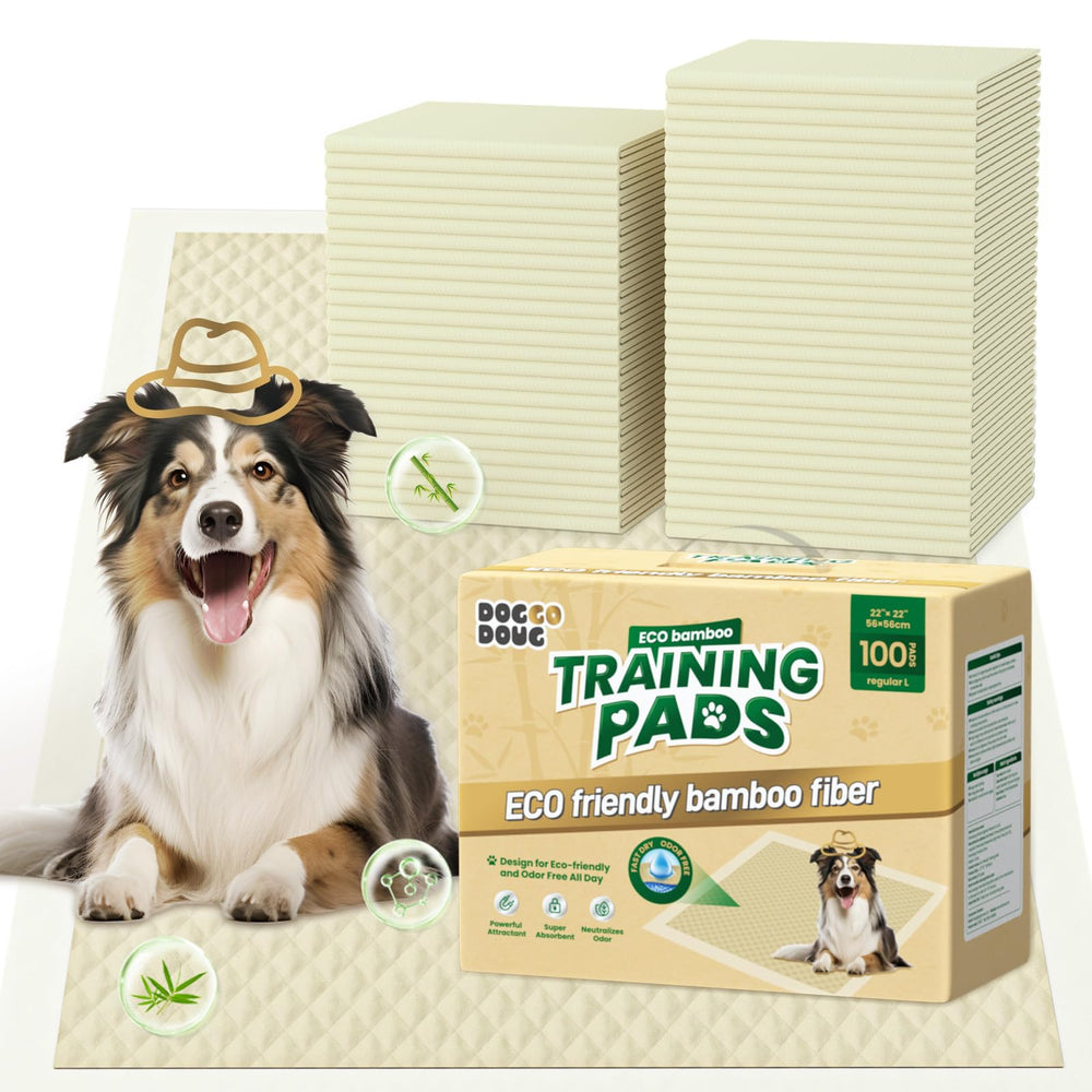 DOGGO DOUG tapetes de entrenamiento 22x22, absorción rápida para entrenamiento limpio