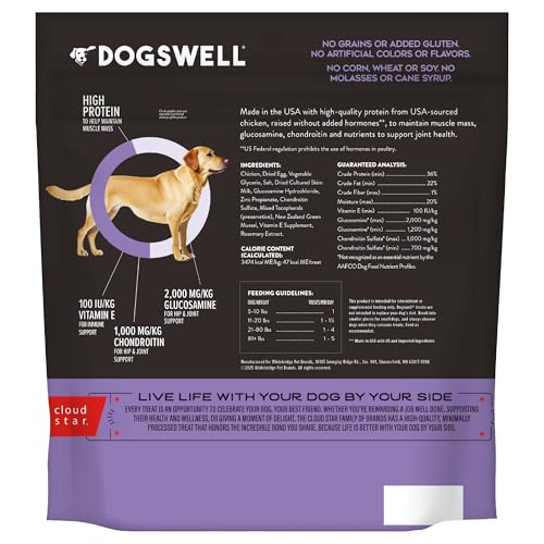 DOGSWELL opción libre de granos para dietas sensibles y digestión ligera.