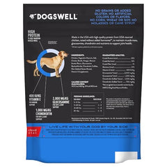 DOGSWELL pechuga de pollo como primer ingrediente, alta proteína