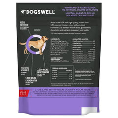 DOGSWELL tiras de pollo sin granos, opción suave para perros con sensibilidad