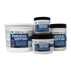 Dogzymes Pancreas Support: etiqueta detallada para entender ingredientes y beneficios.