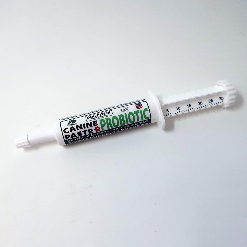 Dogzymes probiótico para perros, opción de emergencia para digestión.