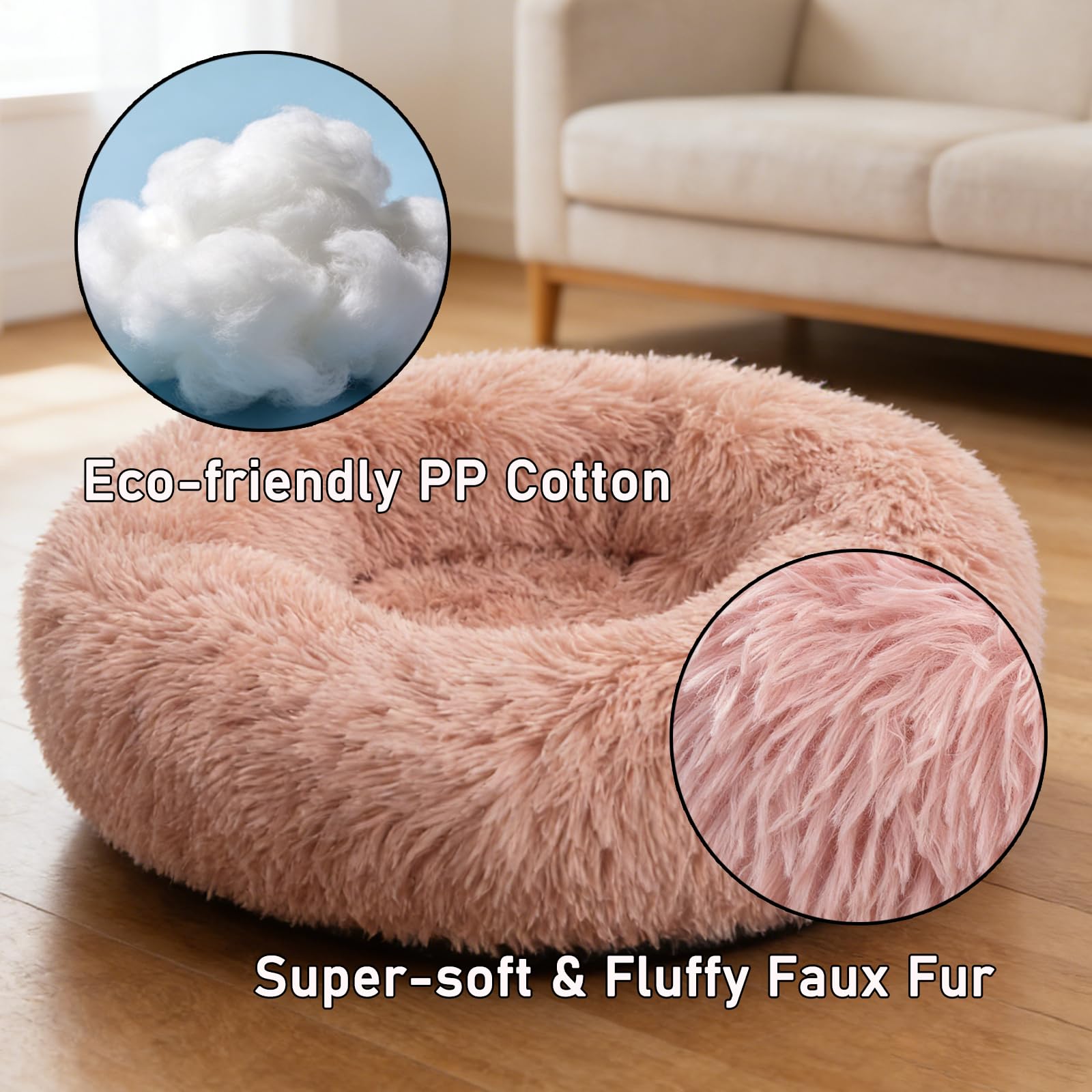 Doimier Cama Donut Base Antideslizante, mantiene la cama estable
