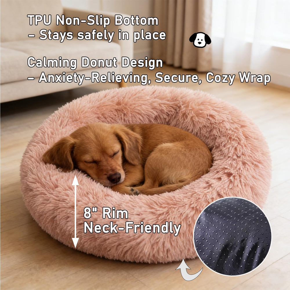 Doimier Cama Donut Funda Desmontable, fácil lavado y limpieza