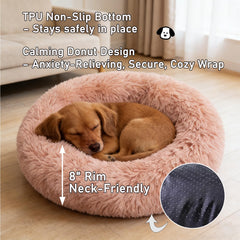 Doimier Cama Donut Funda Desmontable, fácil lavado y limpieza