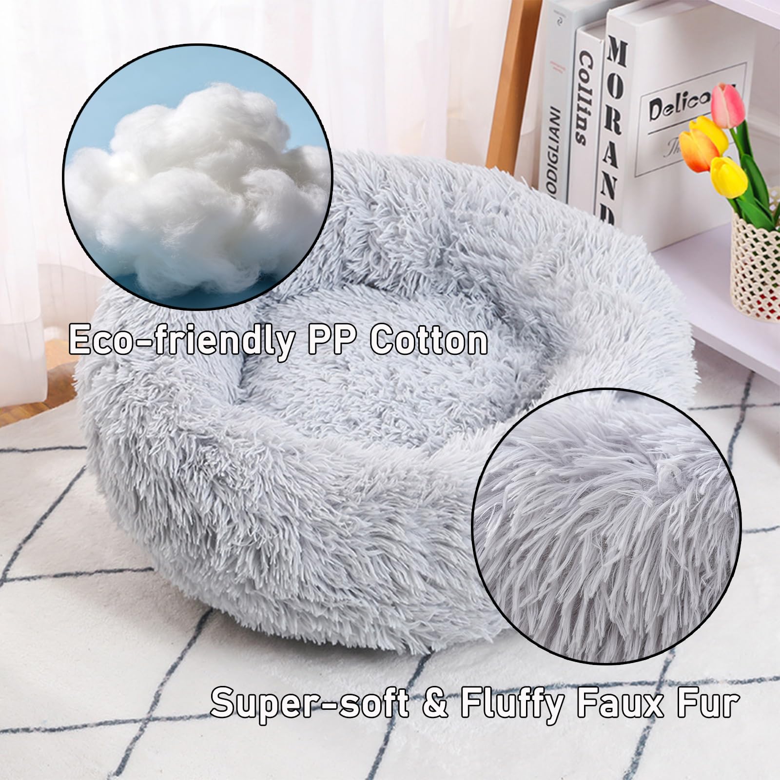 Doimier funda desmontable lavable para una limpieza rápida y sencilla.