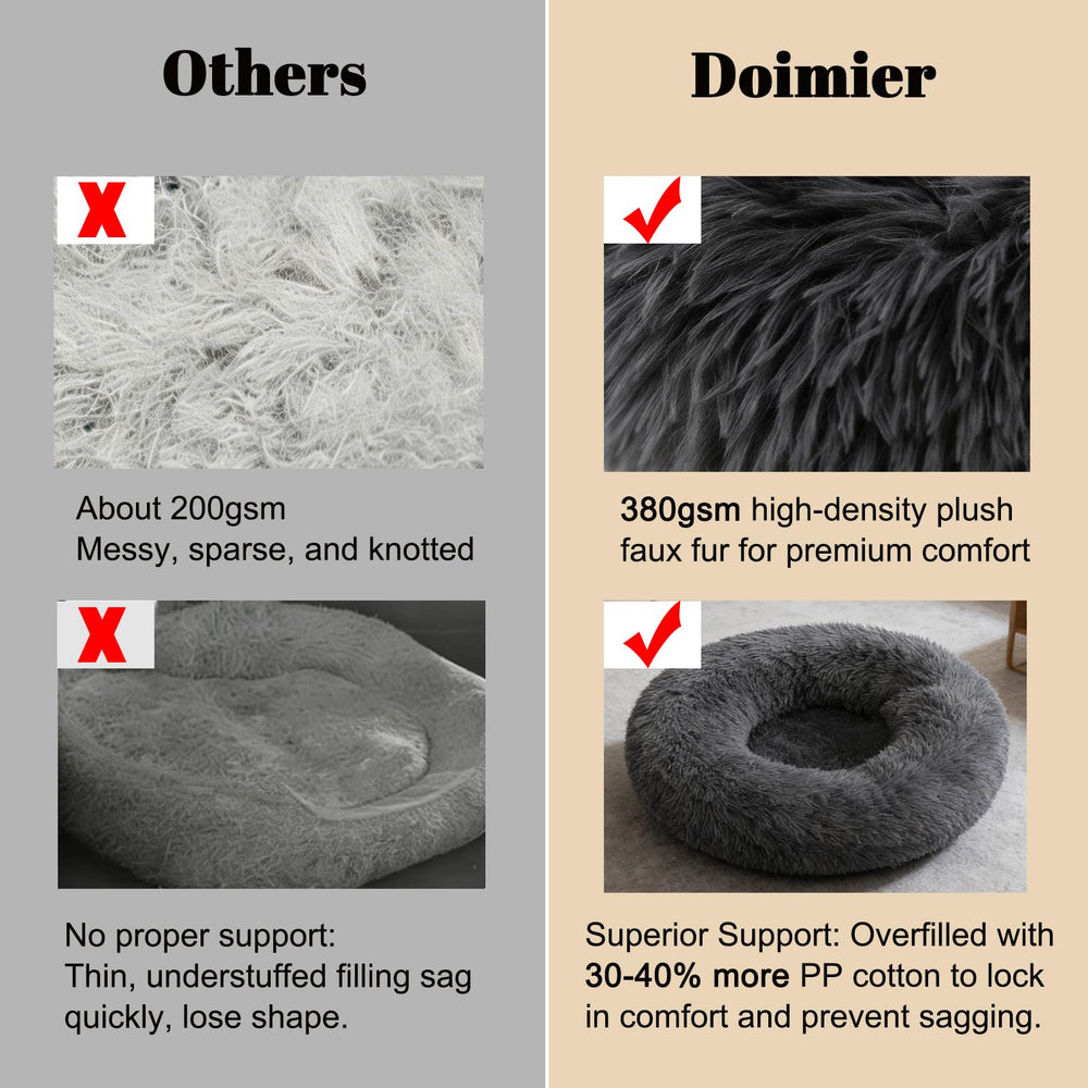 Doimier uso doméstico interior, ideal para sala, dormitorio o rincón de mascota.