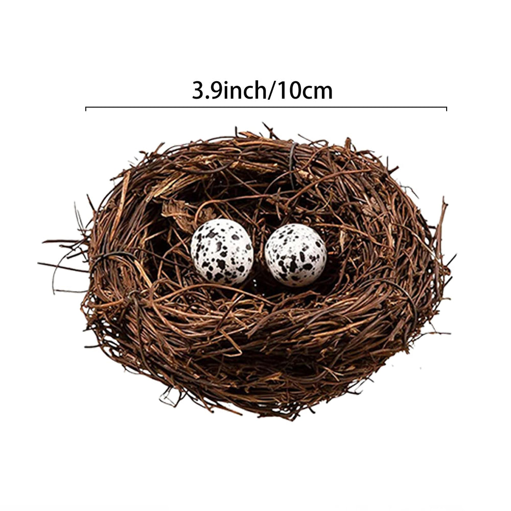 Domkier nido de ratán para decorar jardines y exteriores en Pascua.