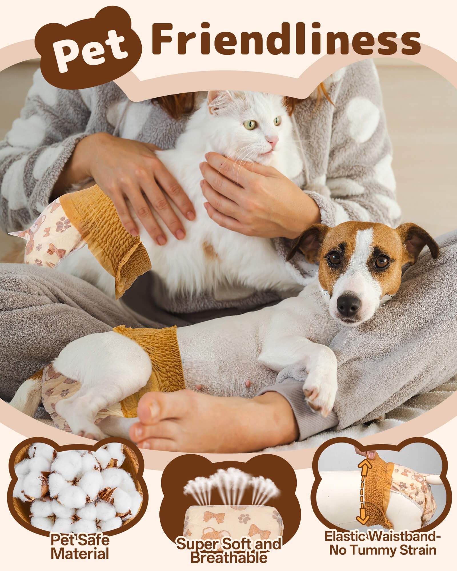 Pañales Dono con estampado oso, protección diaria para casa.