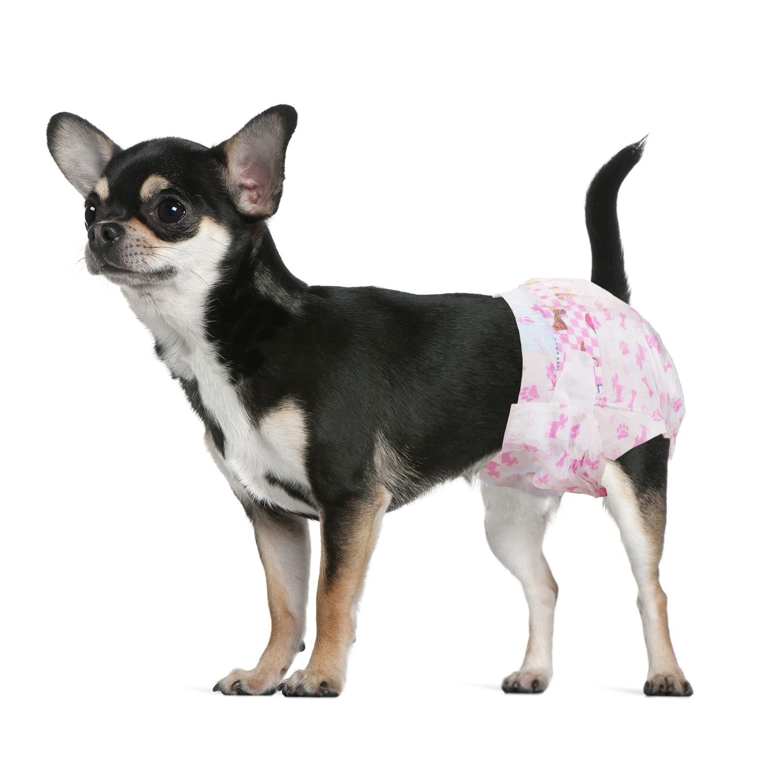 Dono pañales para perro femenino con ajuste seguro para evitar fugas