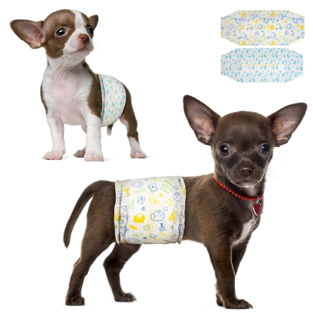 Pañales Dono para perro macho XS 48 piezas en empaque práctico para primera compra
