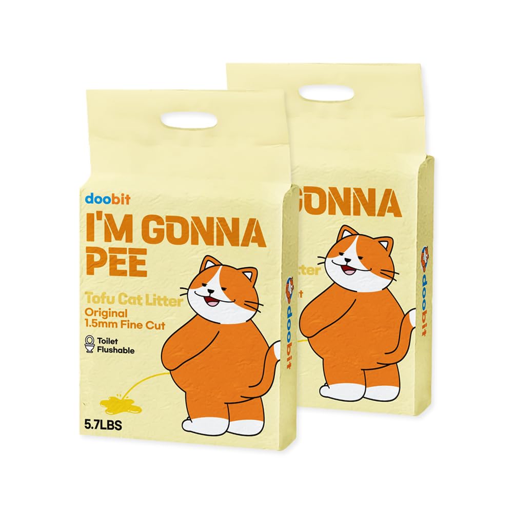 DOOBIT tofu natural granulos de arena para gatos con absorción rápida