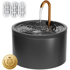 DOOOB fuente cerámica para gatos, capacidad 2.1L, ideal para beber más agua