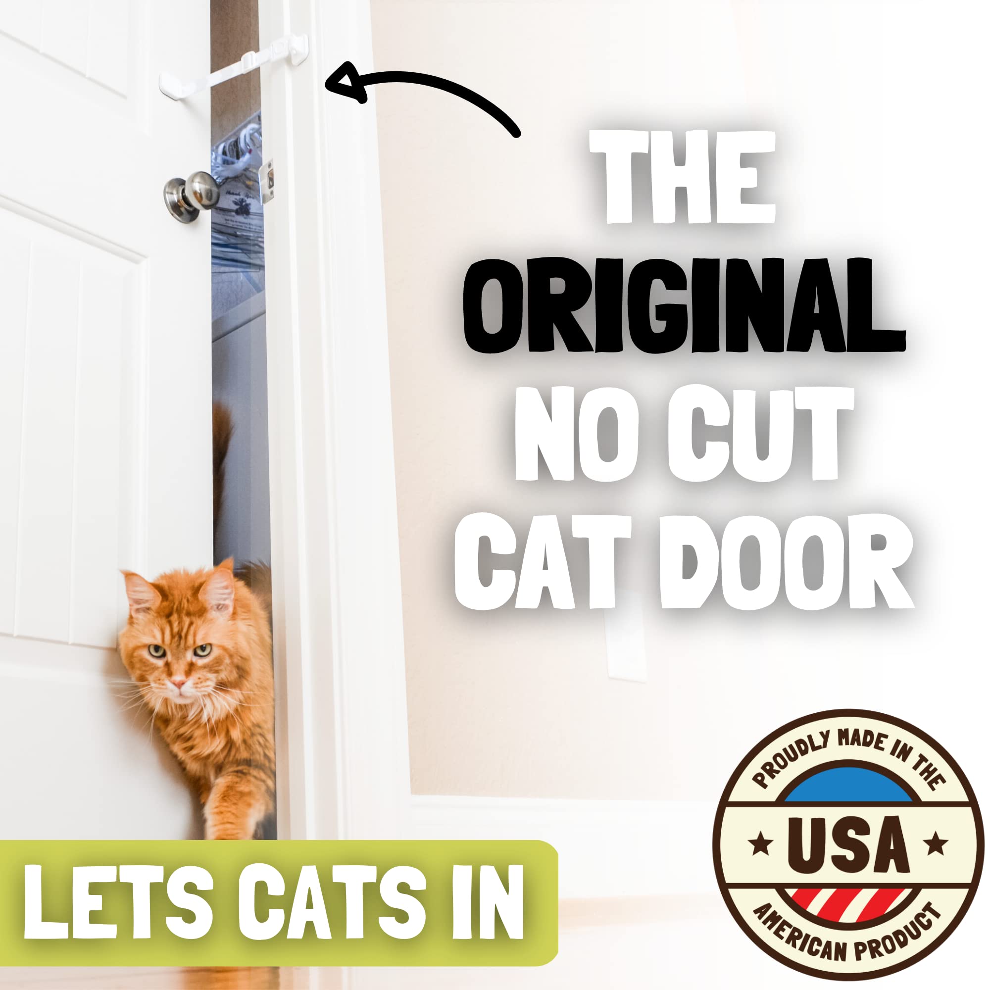 Door Buddy: cierre-puerta-gato-interior para evitar acceso no deseado de perros