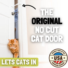 Door Buddy: cierre-puerta-gato-interior para evitar acceso no deseado de perros