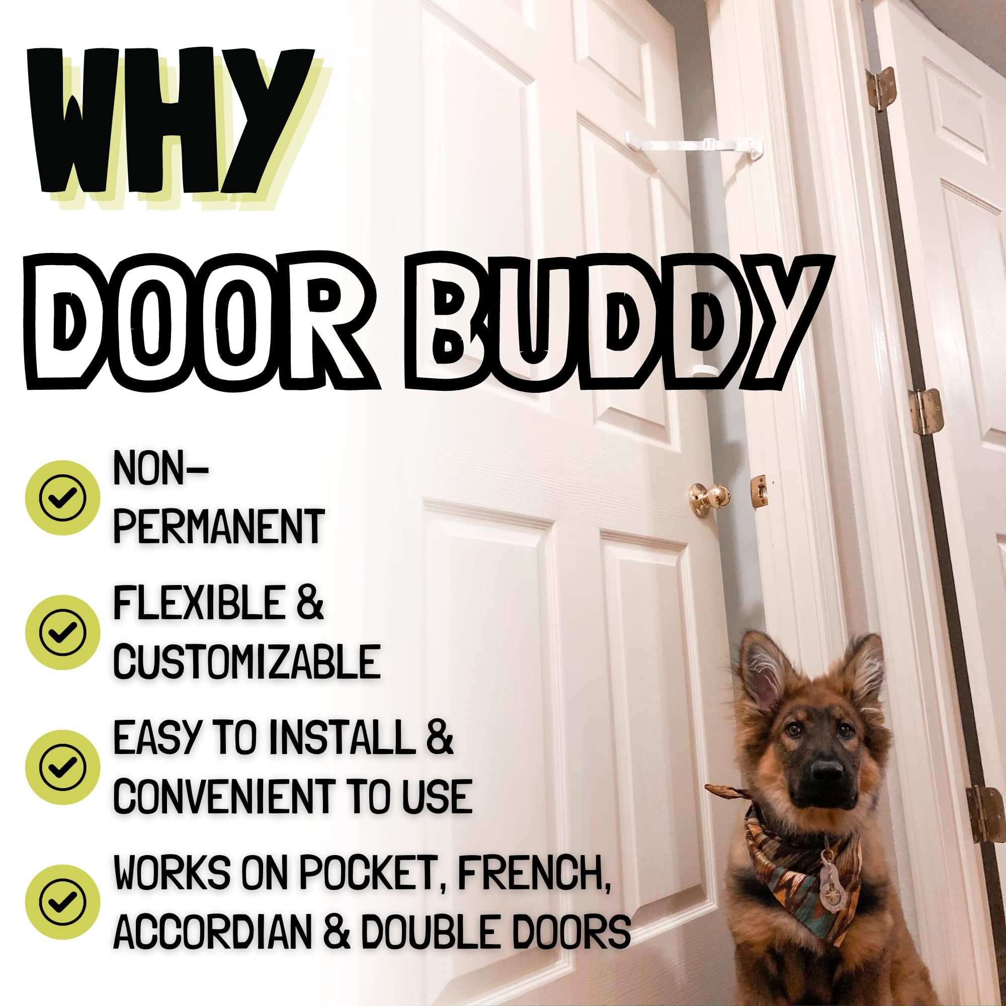 Door Buddy: diseño hecho en EE. UU. con materiales duraderos