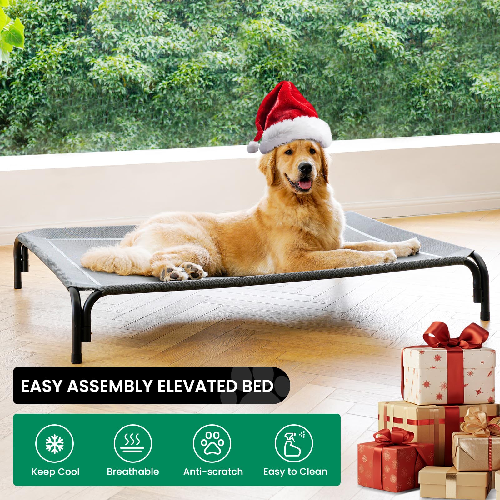 Cama de perro DOPEDIO, montaje sin herramientas.