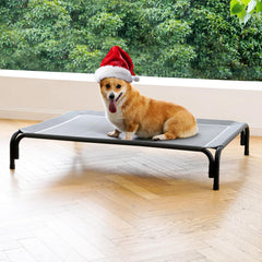 Cama para perro elevada de DOPEDIO para exterior, mantiene al animal seco y fresco
