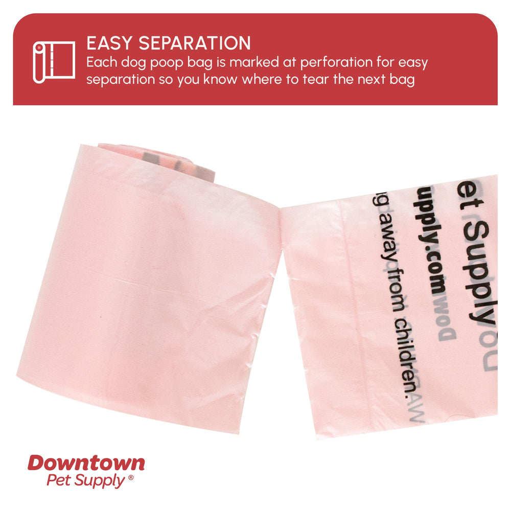 Downtown Pet Supply bolsas perforadas para separación rápida