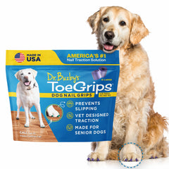 Dr. Buzby's ToeGrips XL en uñas para mayor tracción en suelos lisos.
