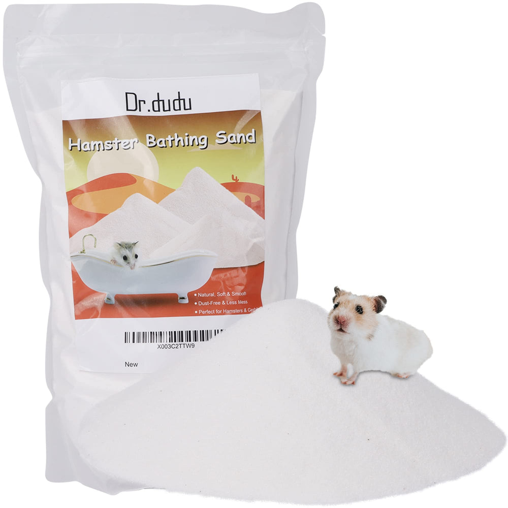 DR.DUDU, arena para baño de hámster, desértica natural para limpiar y relajar.