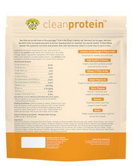 Dr. Elsey's cleanprotein Bocados de pavo, ingredientes visibles, primera fuente de proteína.