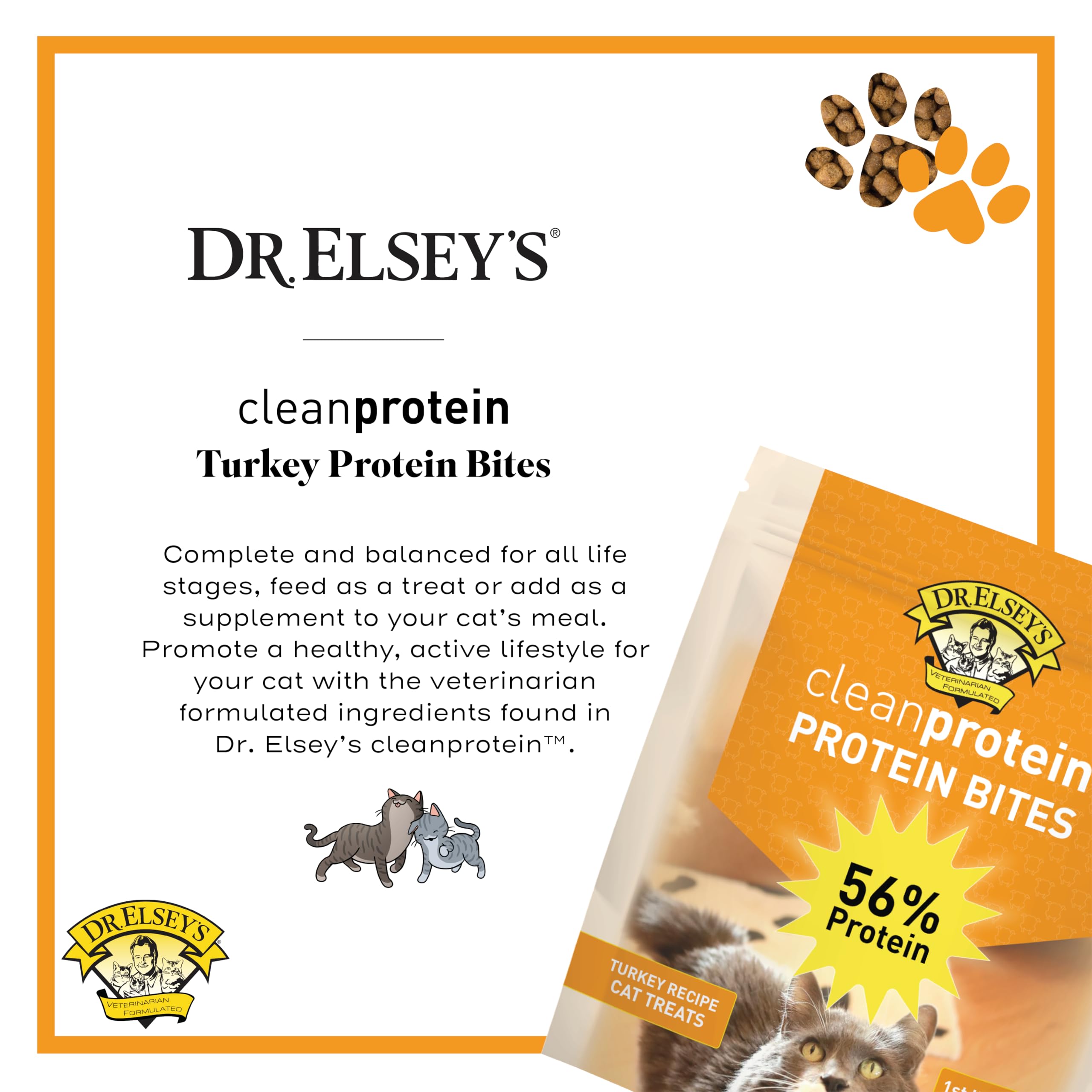 Dr. Elsey's cleanprotein pavo, primer ingrediente para sabor natural y nutrición.