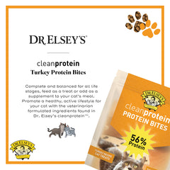 Dr. Elsey's cleanprotein pavo, primer ingrediente para sabor natural y nutrición.