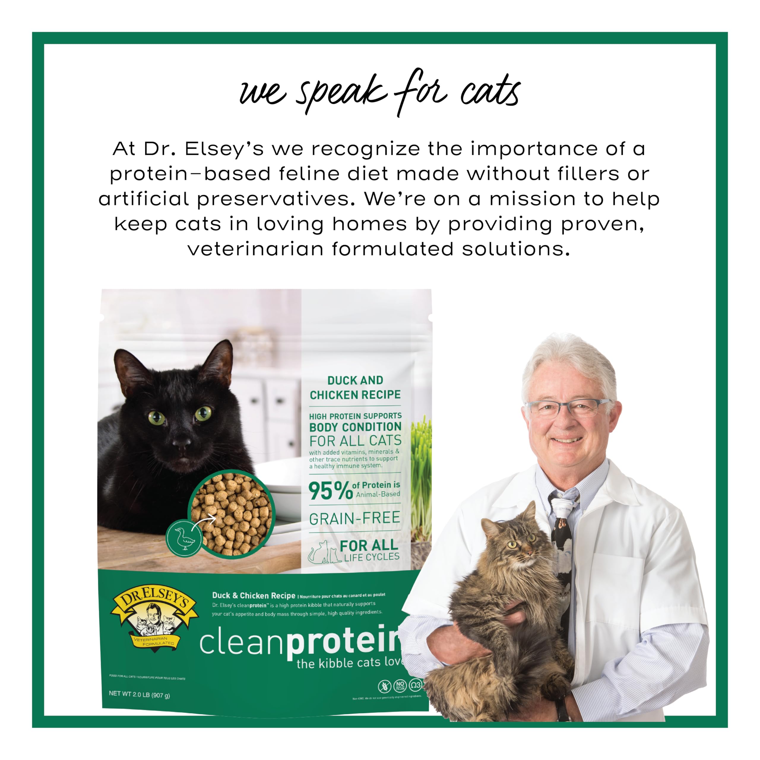 Dr. Elsey's Cleanprotein presentación de 6.6 lb para planificación de raciones