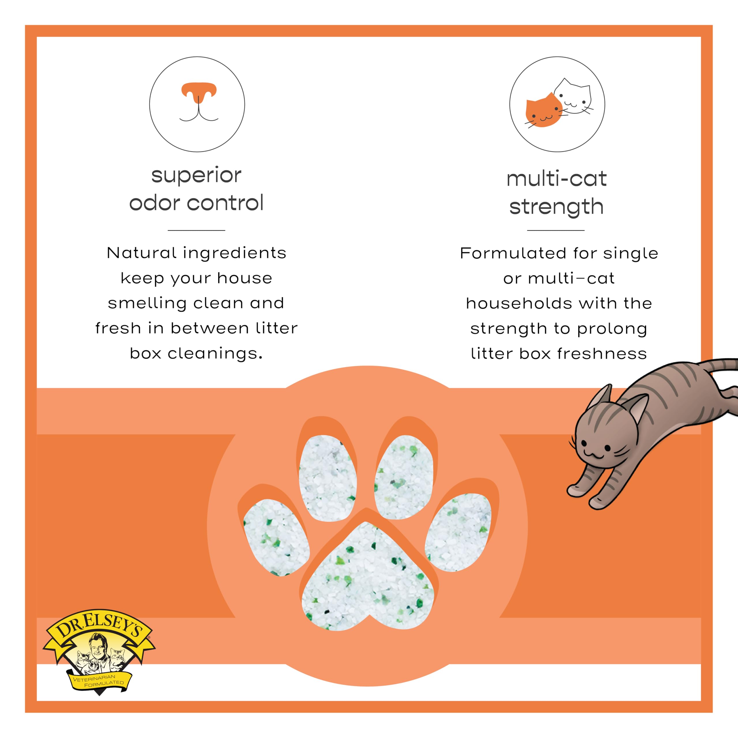 Dr. Elsey's Crystal Attract: sílice hipoalergénica para gatos sensibles