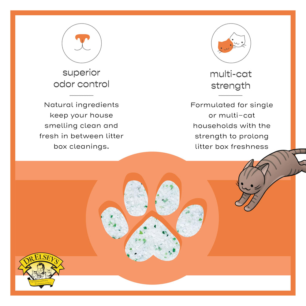 Dr. Elsey's Crystal Attract: sílice hipoalergénica para gatos sensibles