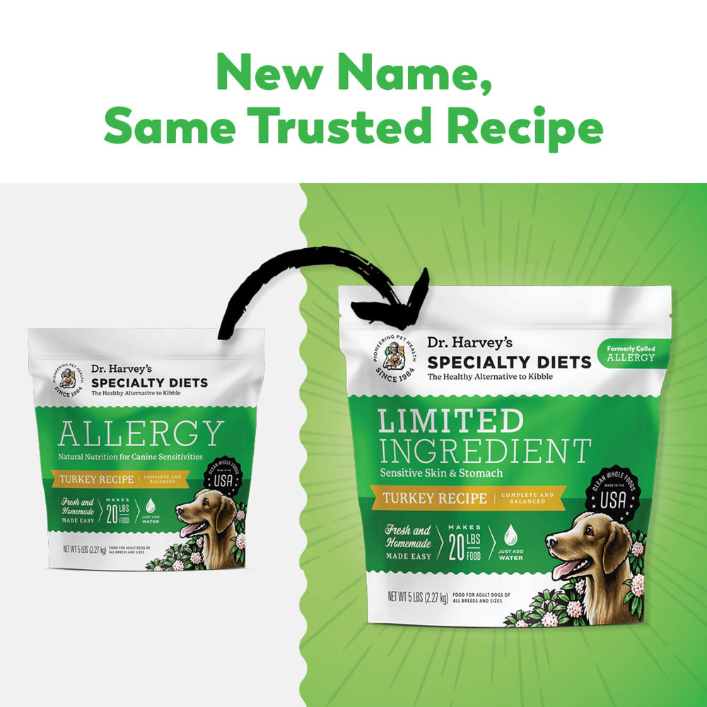 Dr. Harvey's alimento humano para perros con pavo e ingredientes simples