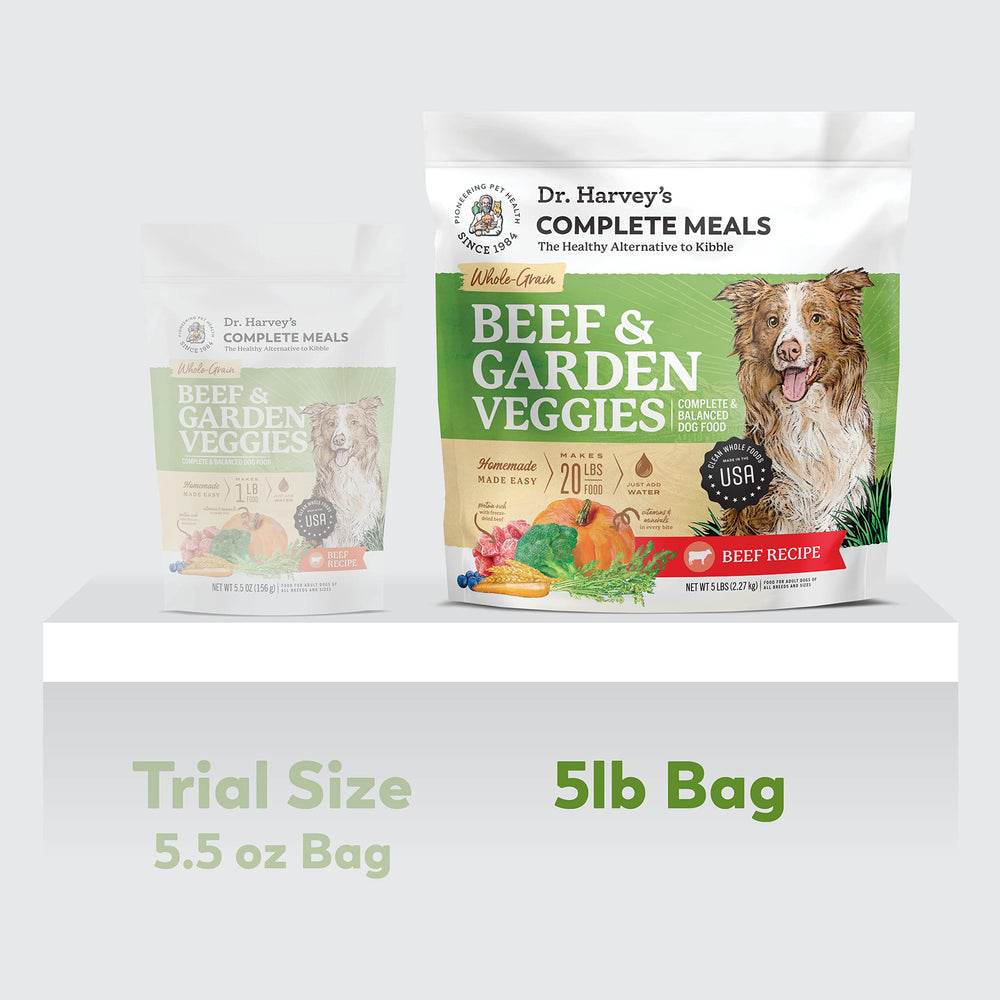 Dr. Harvey's alimento para perros de grado humano con ingredientes reales.