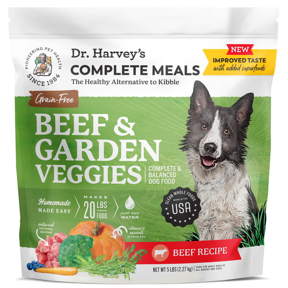 Dr. Harvey's Beef & Garden Veggies: carne de res y verduras, ingredientes principales